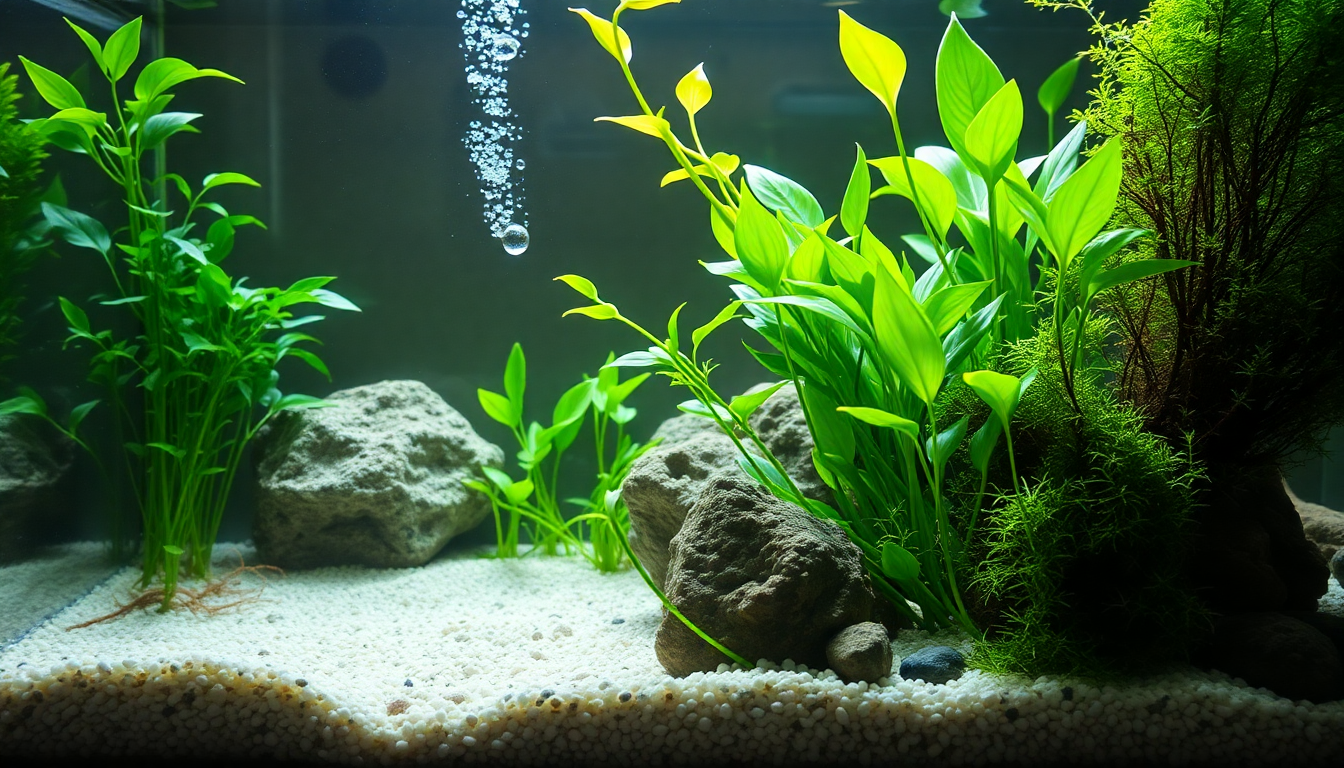 Las plantas acuáticas son esenciales para la salud de tu acuario de agua dulce