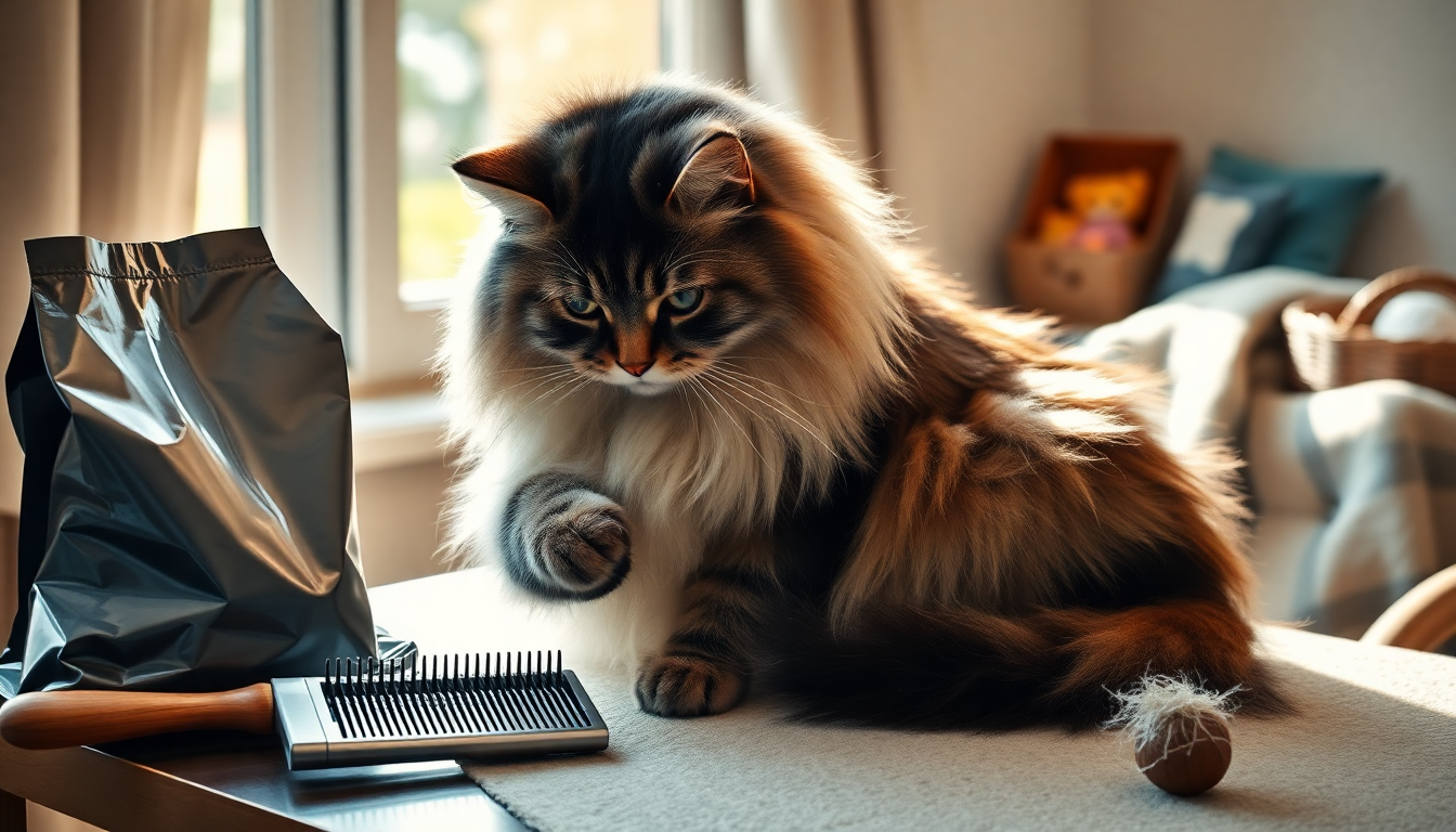 Todo lo que necesitas saber sobre las bolas de pelo en gatos