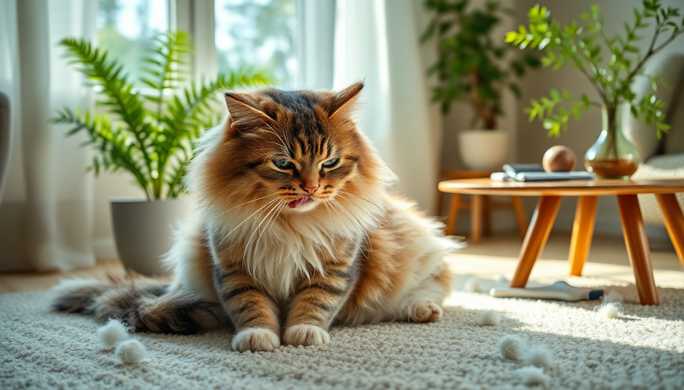 Todo sobre la muda de pelo en gatos y cómo manejarla