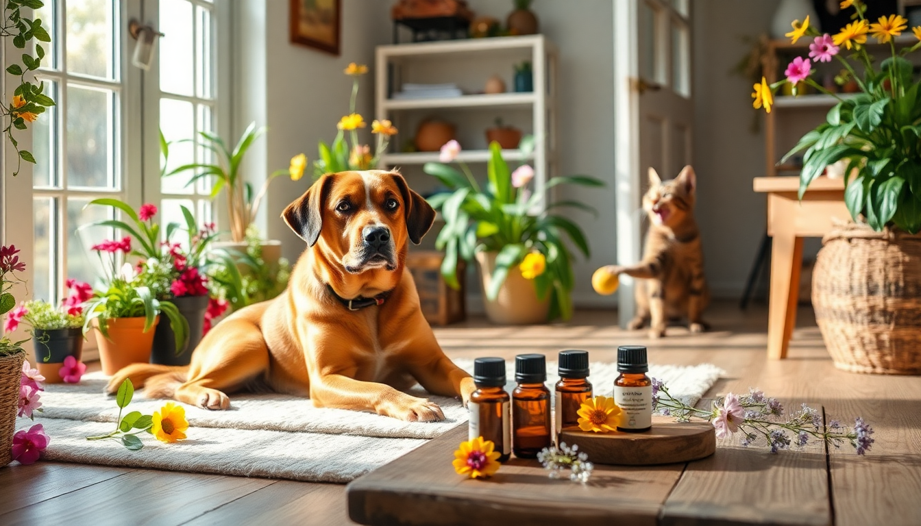 Cómo los remedios naturales pueden mejorar la vida emocional de tus mascotas