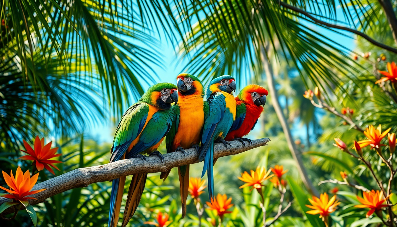 Descubre cómo los colores de los loros revelan su comportamiento