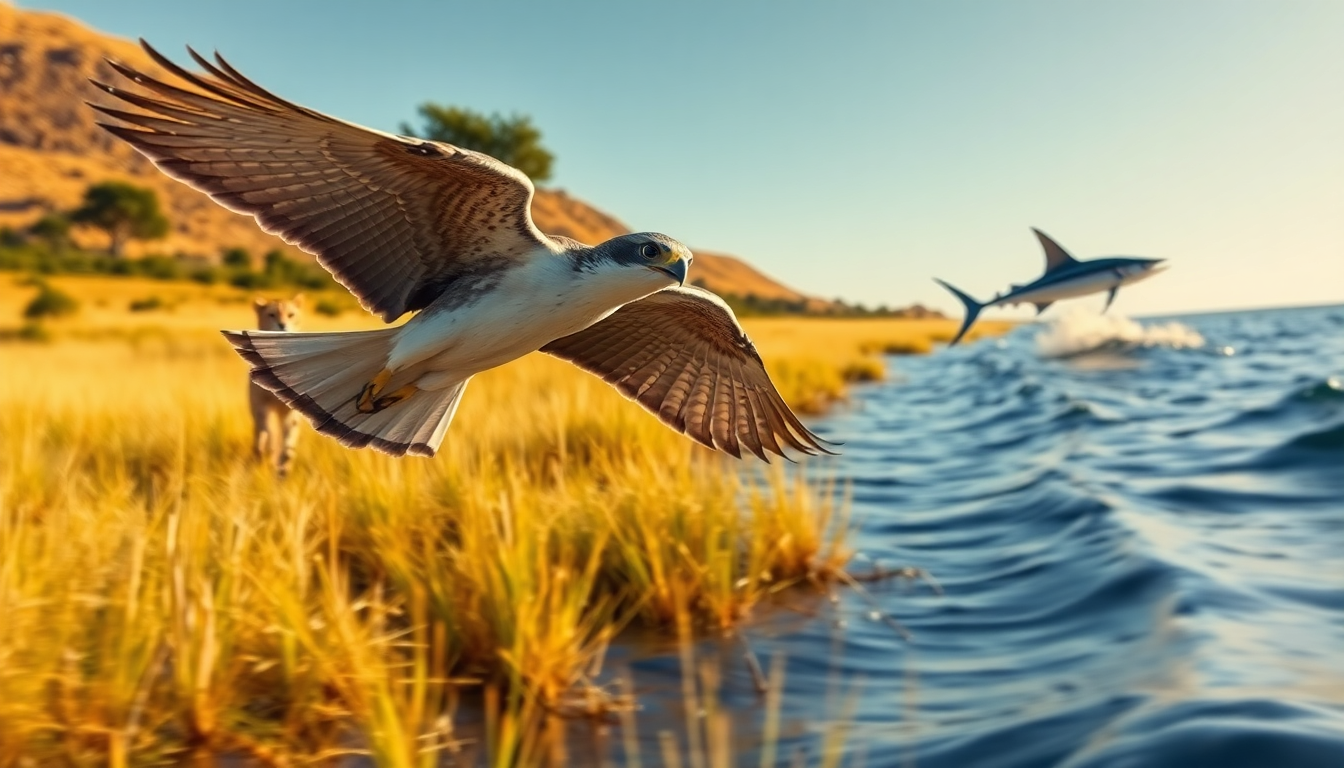 Descubre los seres más rápidos de la naturaleza