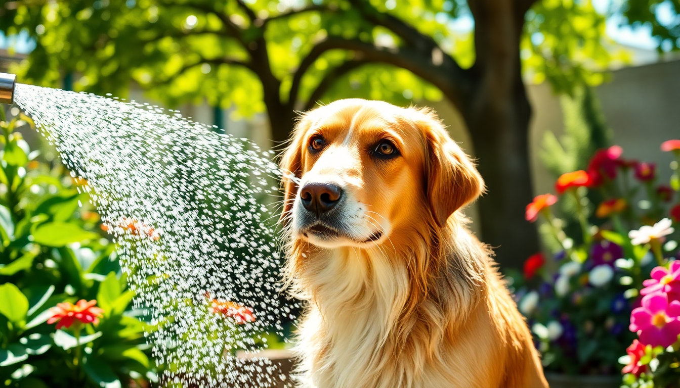 Frecuencia ideal para bañar a tu perro durante el verano
