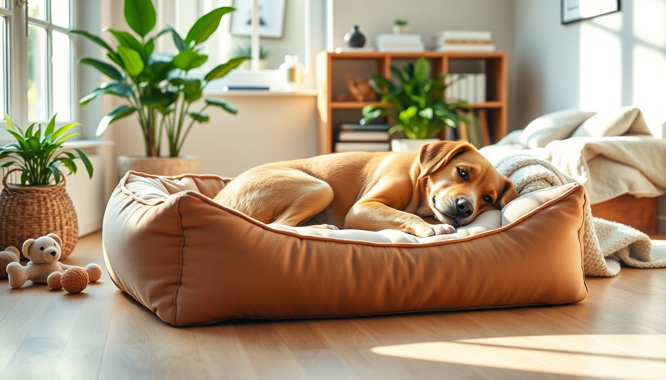 Guía para seleccionar la mejor cama ortopédica para perros mayores