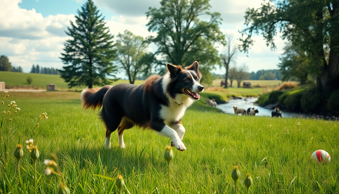 Guía sobre el crecimiento y cuidado del border collie