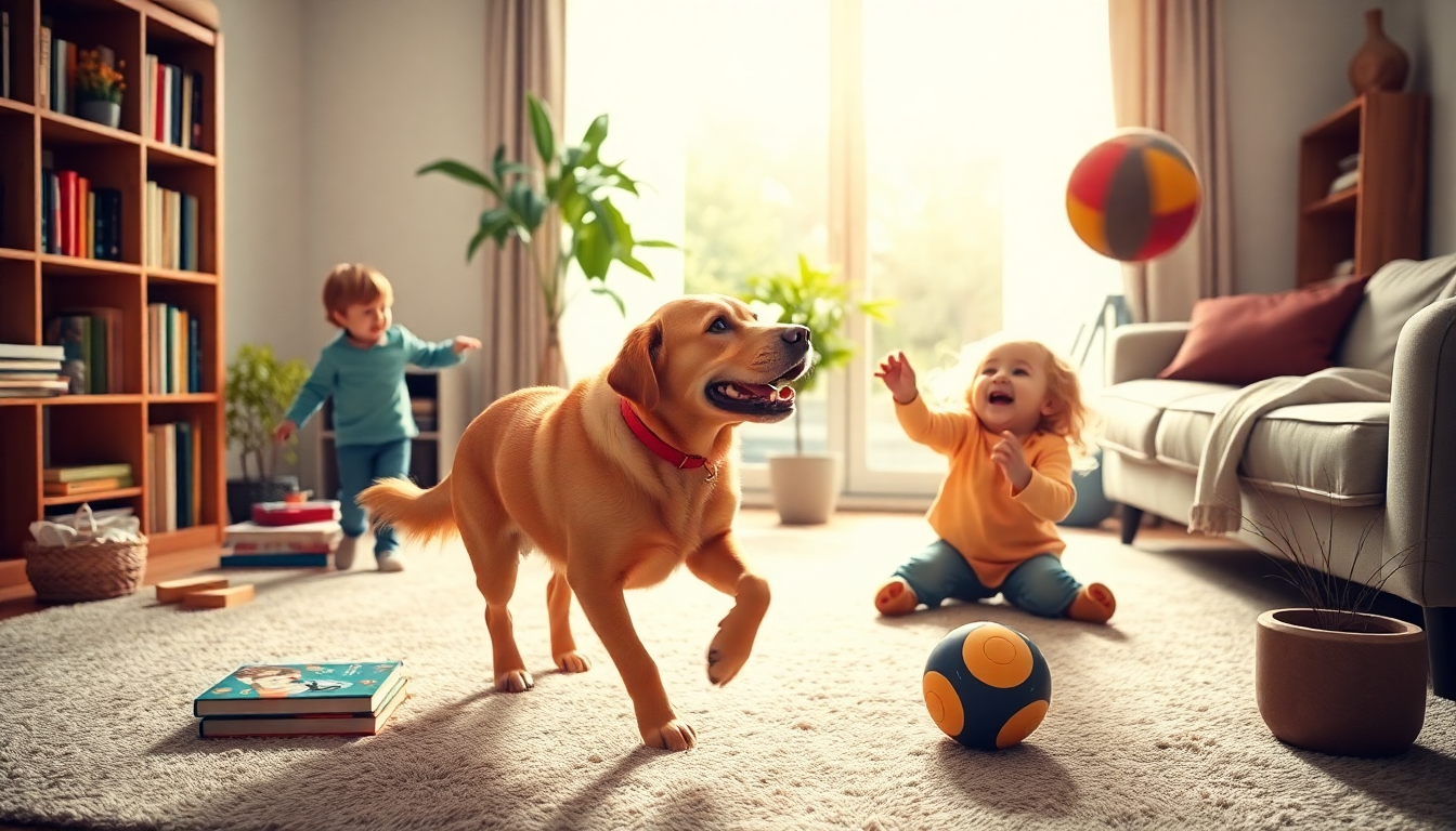 Razas de perros ideales para convivir con niños en casa