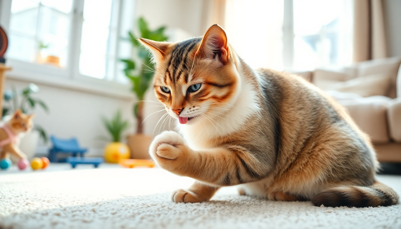 Causas y soluciones del lamido excesivo en felinos