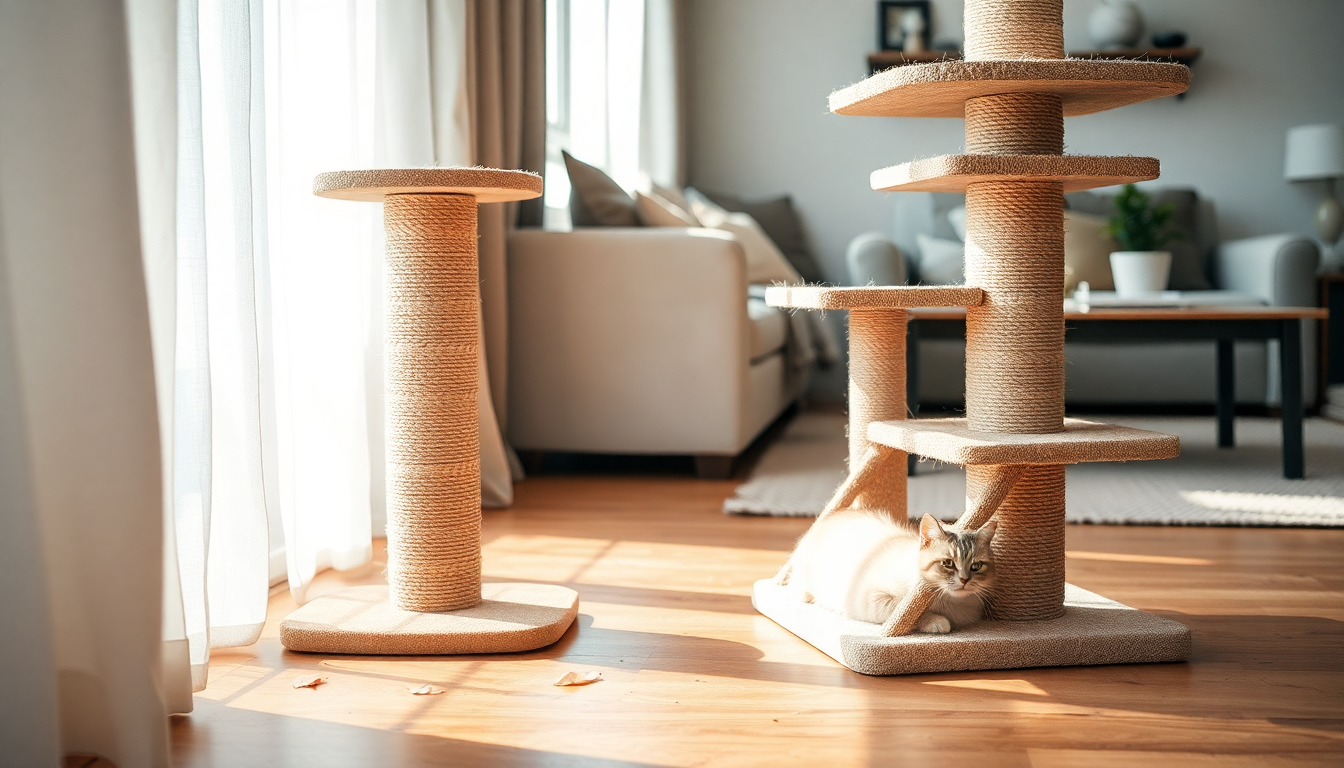 Cómo seleccionar el mejor rascador para tu felino