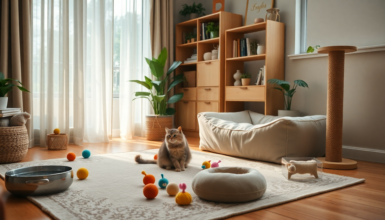 Consejos para crear un ambiente ideal para tu gatito