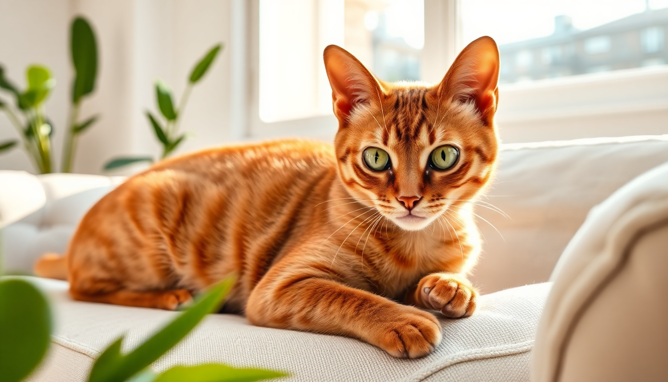 Descubre las maravillas del gato abisinio: elegancia y afecto en casa