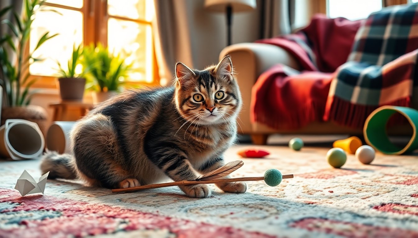 Consejos Esenciales para el Cuidado y Ejercicio de Gatos en Invierno