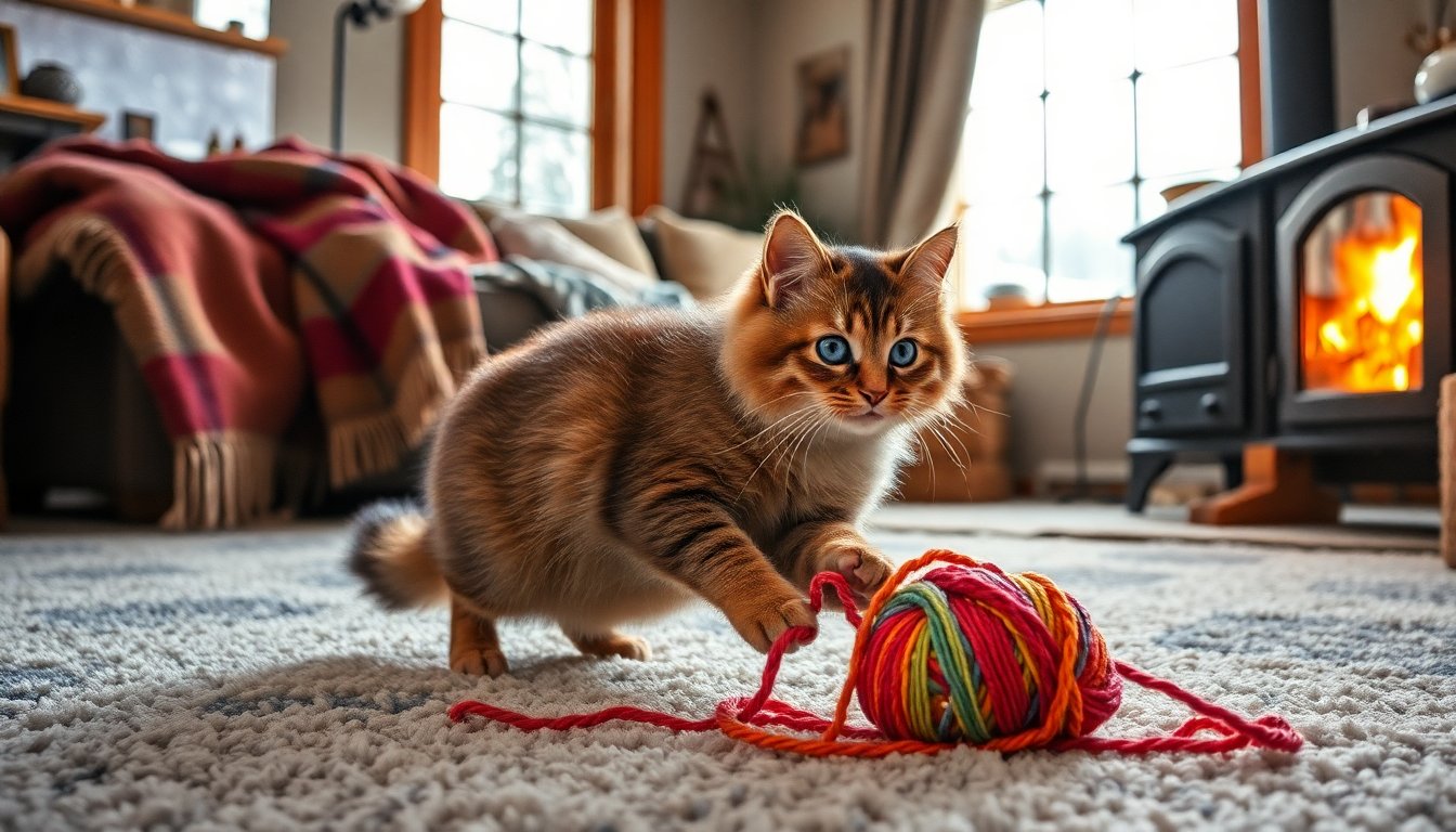 Consejos para cuidar la salud de tu gato en invierno