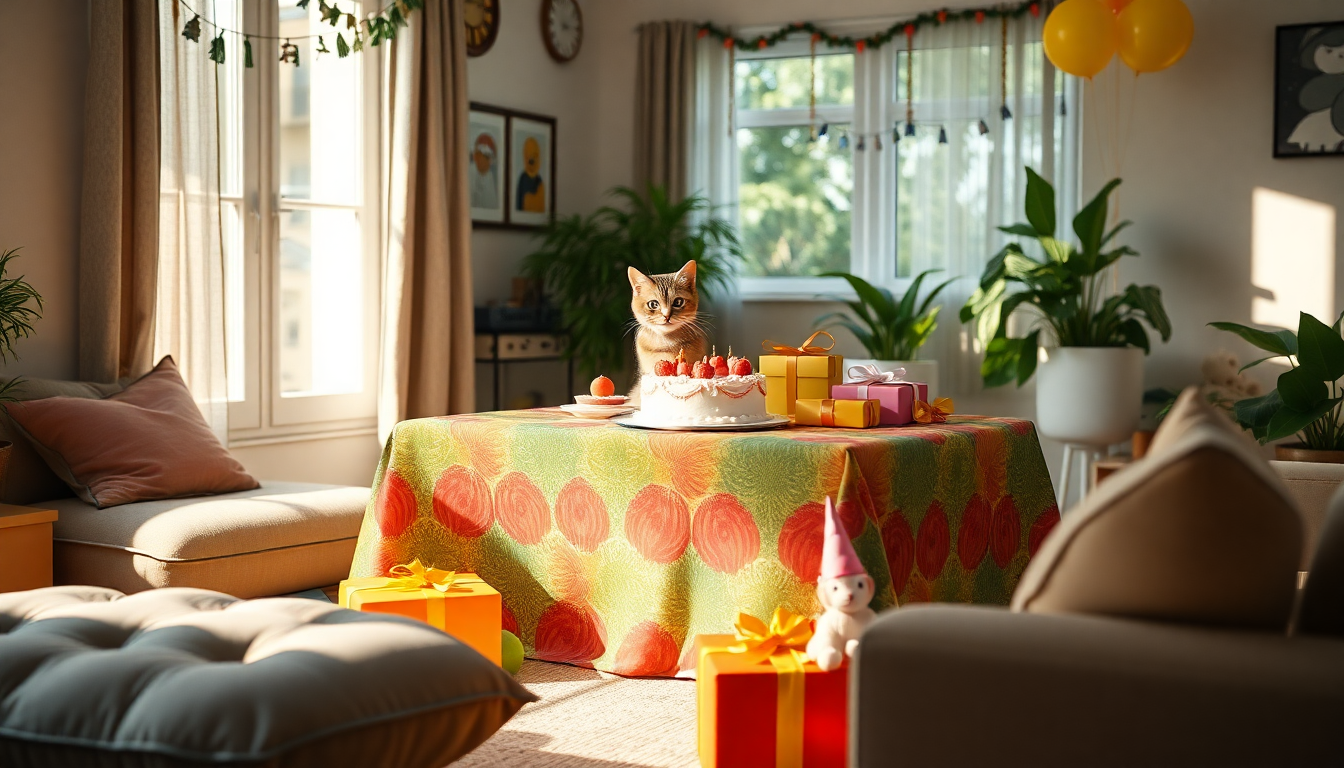 Ideas creativas para un cumpleaños inolvidable para tu gato