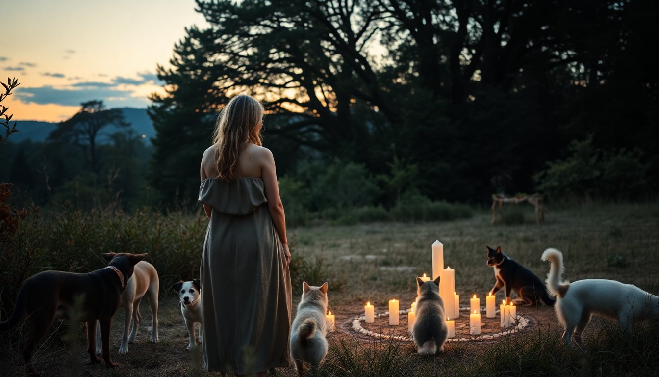 Rituales de Luna Nueva para Sanar Animales y Potenciar la Espiritualidad