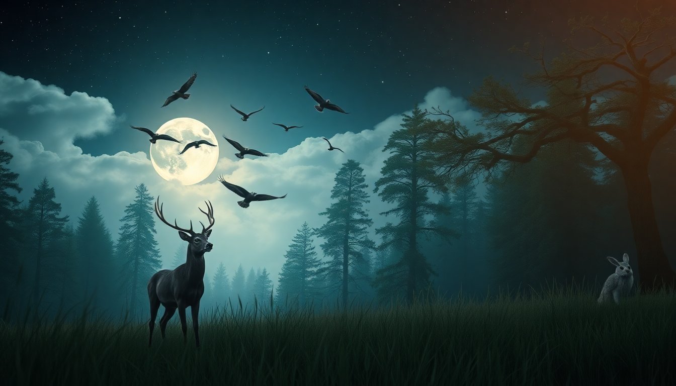 Cómo la luna nueva potencia tu conexión con los animales