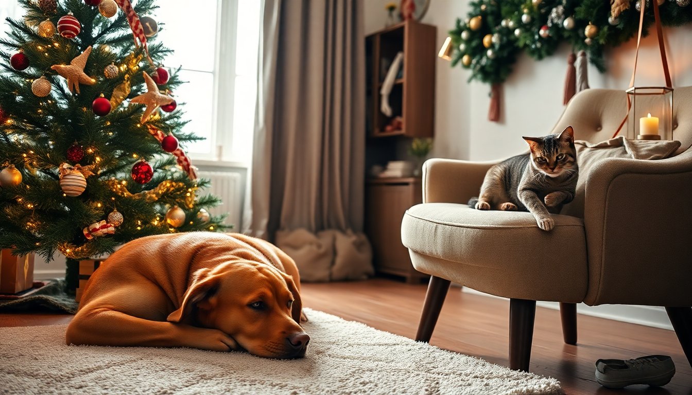 Consejos Esenciales para Cuidar a tus Mascotas Durante la Navidad y el Año Nuevo