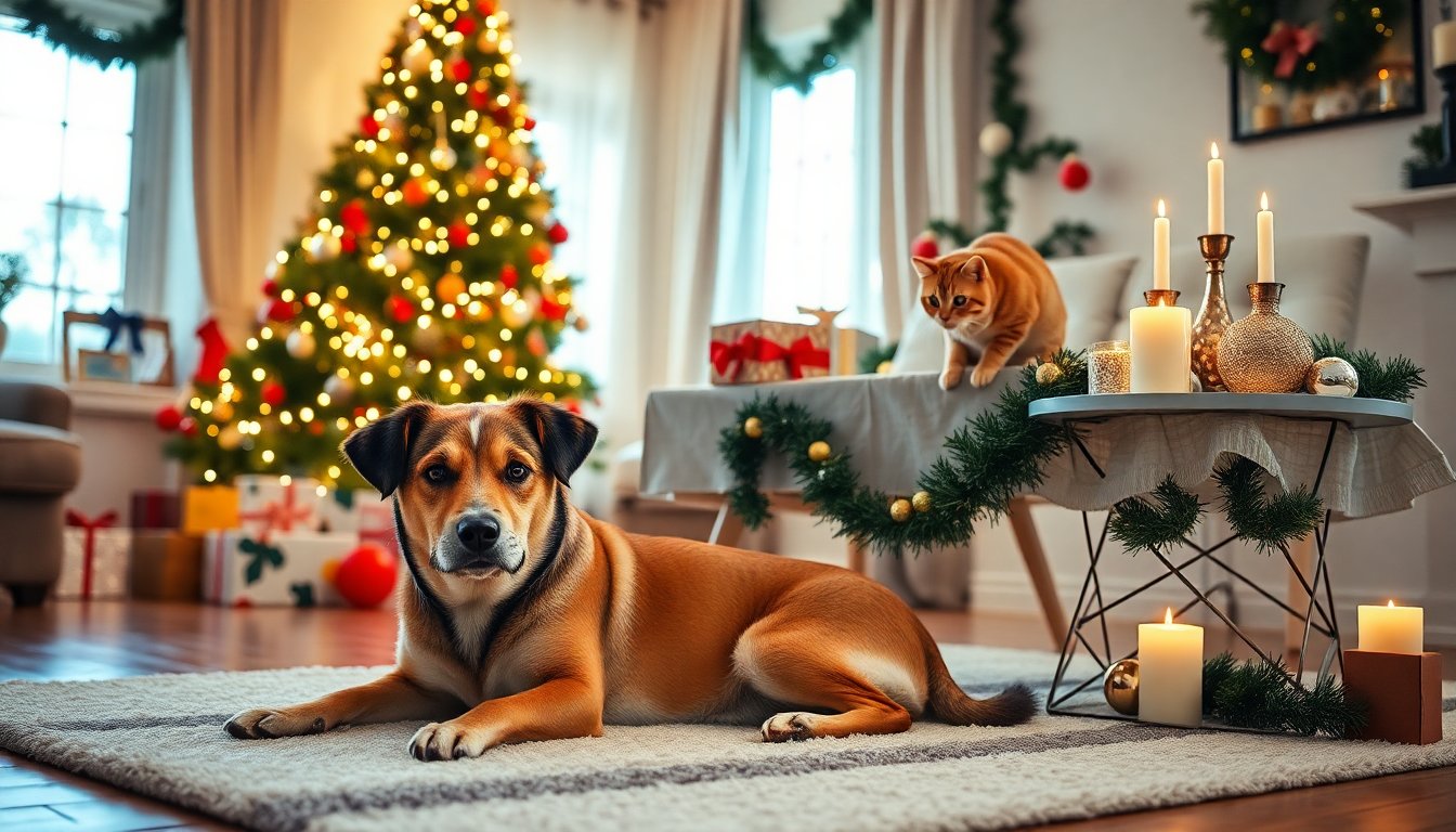 Consejos Esenciales para Proteger a tus Mascotas Durante la Navidad