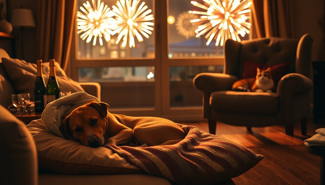 Estrategias Efectivas para Proteger a los Animales Durante las Celebraciones de Año Nuevo