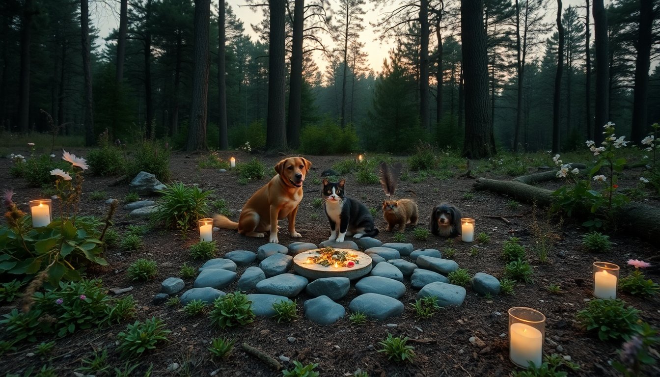 Rituales de Luna Nueva para Sanar Animales y la Naturaleza: Conexión Espiritual y Bienestar