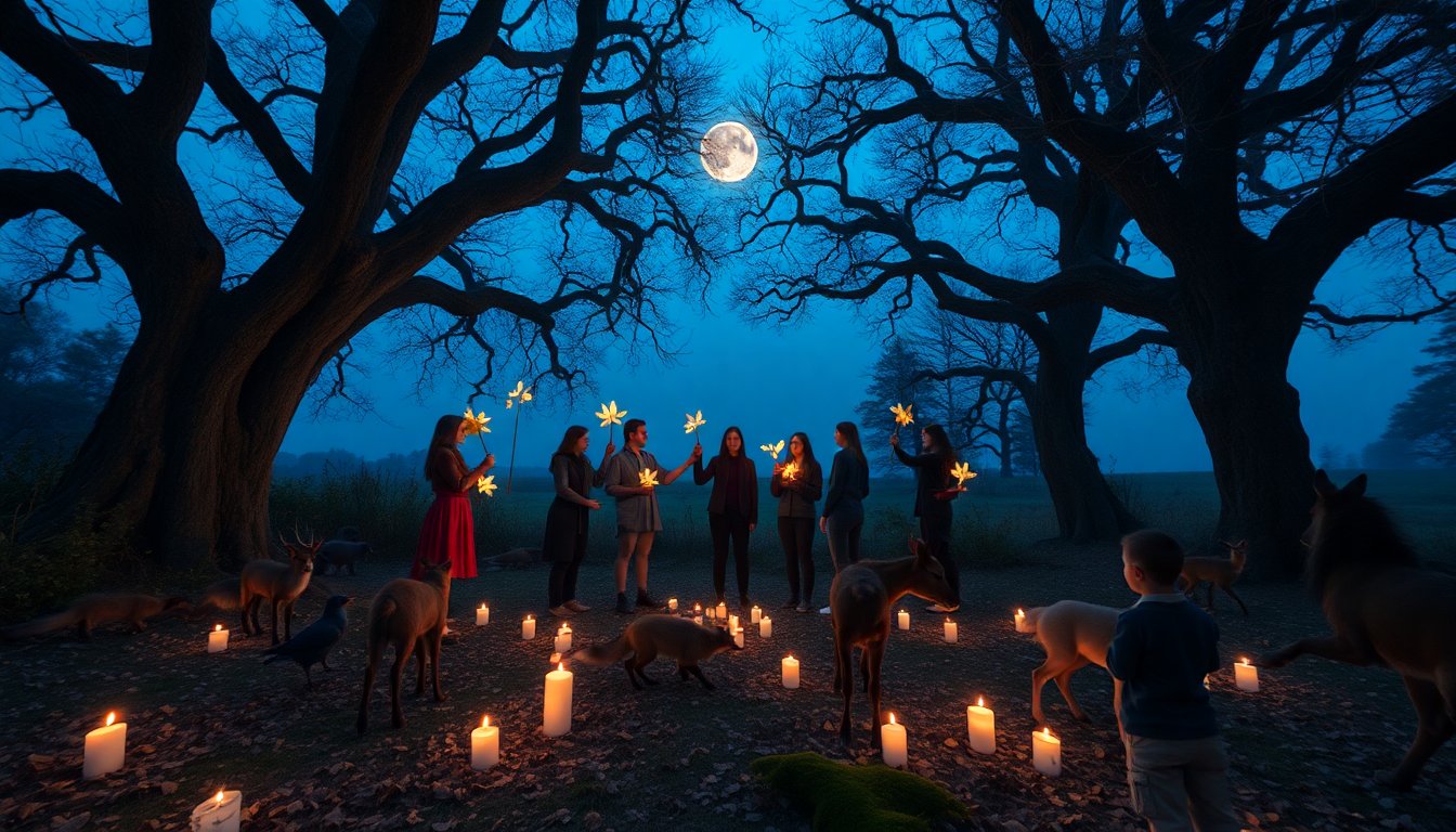 Rituales de Sanación Animal en la Luna Nueva: Conexiones Místicas y Energías Renovadoras
