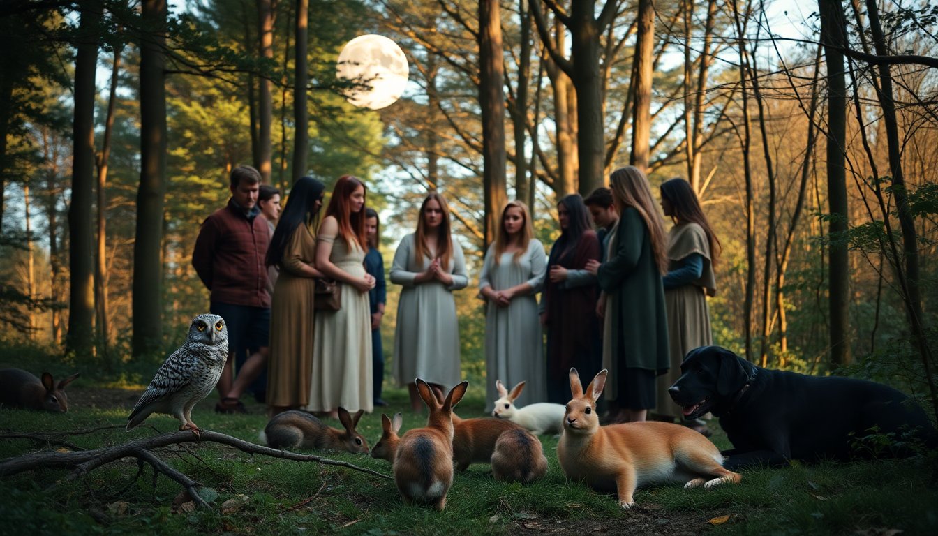 Incorpora Animales en Tus Rituals Espirituales de Luna Nueva para Potenciar tu Conexión Espiritual