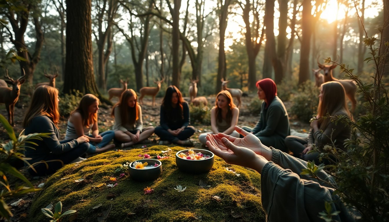 Rituales de Luna Nueva para Fomentar el Bienestar Animal y Conectar con la Naturaleza