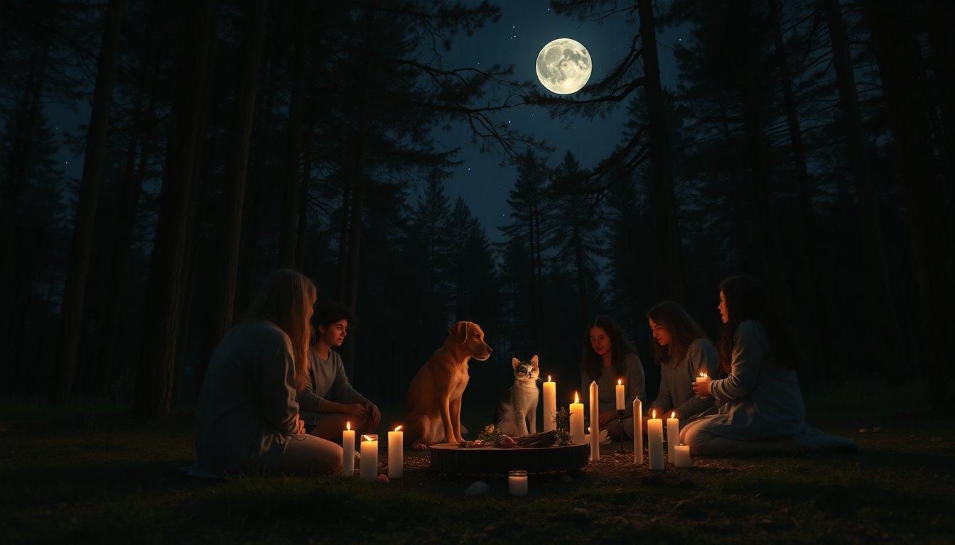 Rituales de Sanación Animal en la Luna Nueva: Conexiones Espirituales y Energías Renovadoras