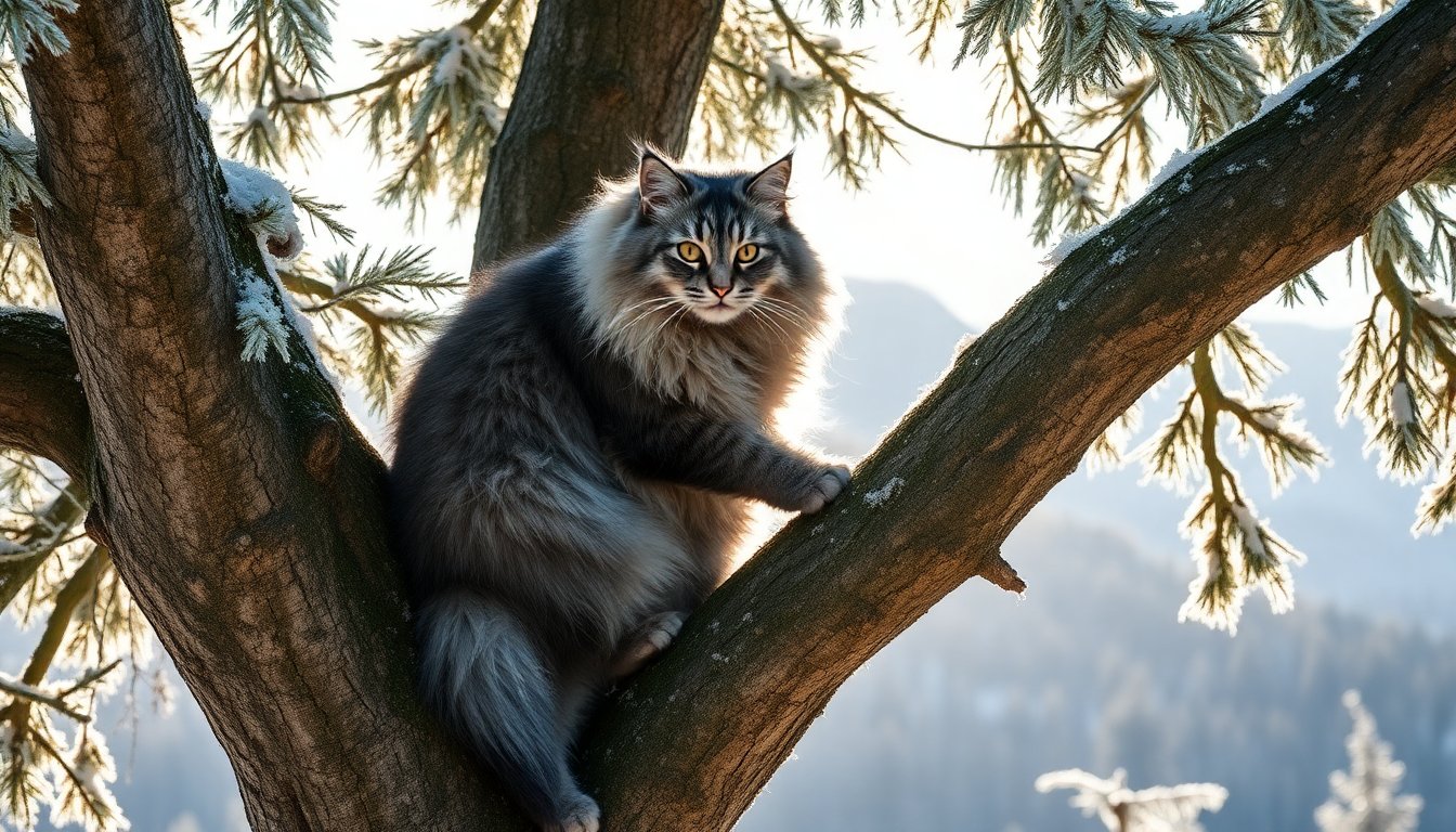 Todo lo que necesitas saber sobre el gato de los bosques noruegos: historia, características y cuidados
