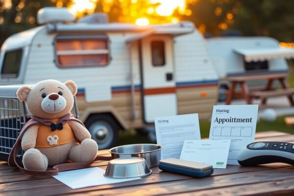 Mascota Super Fra y el Pet Camper Tour contra el abandono