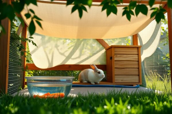 Cómo proteger a los conejos del calor extremo