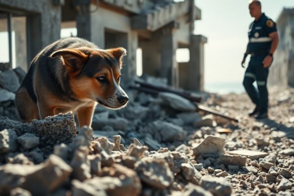 Cómo un perro de búsqueda y rescate argentino salvó vidas en Venezuela