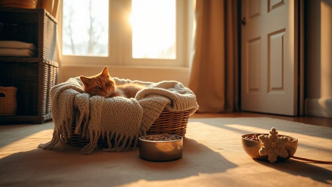 Consejos para cuidar la salud y vitalidad de tu gato en invierno