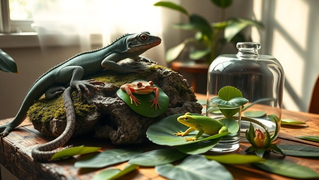 Explorando la biodiversidad de reptiles y anfibios: adaptaciones y roles ecológicos