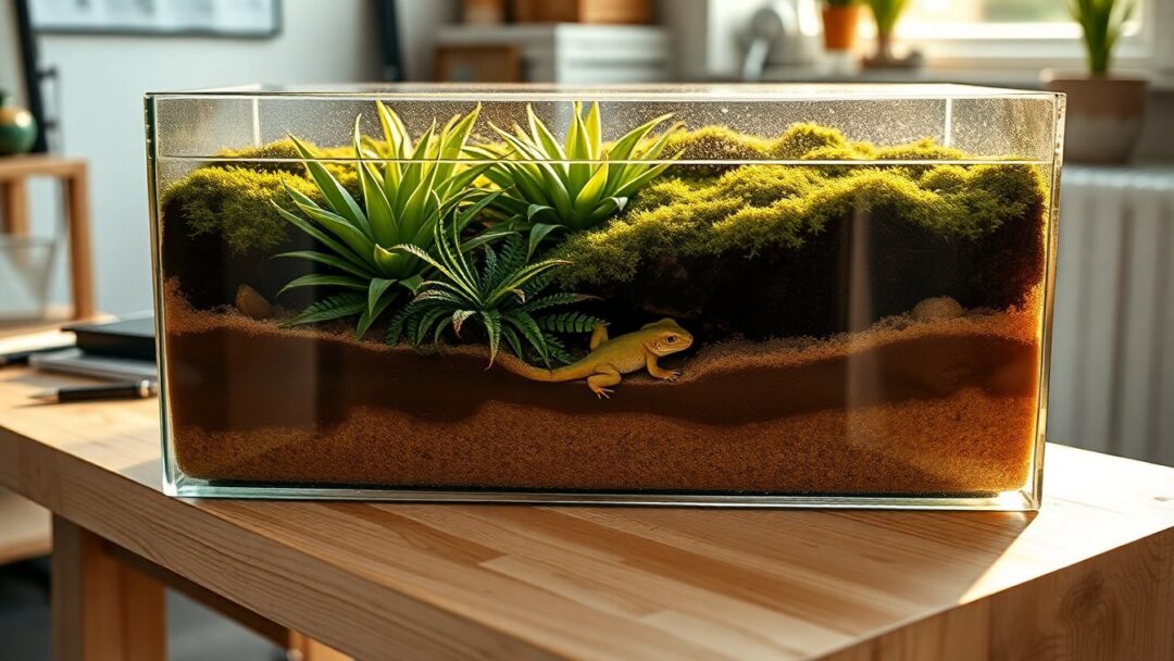 Guía completa para diseñar terrarios bioactivos para reptiles y anfibios