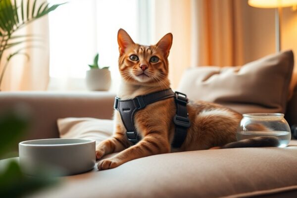 Guía paso a paso para usar arnés con gatos en interiores y exteriores