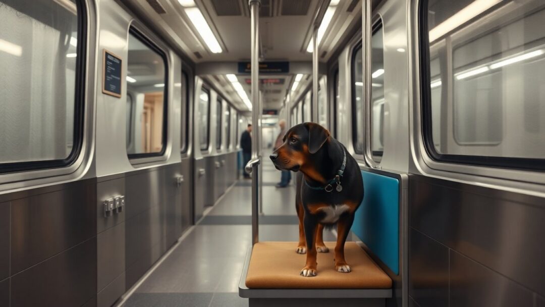 Nuevas reglas para viajar con perros grandes en Metro Bilbao