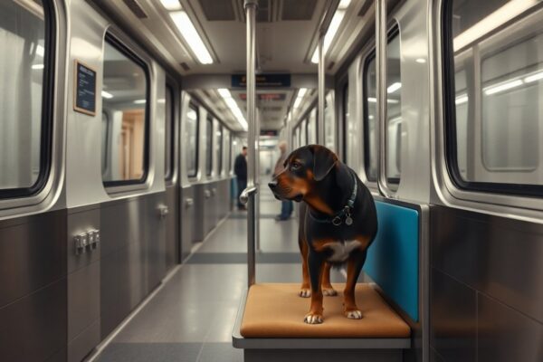 Nuevas reglas para viajar con perros grandes en Metro Bilbao