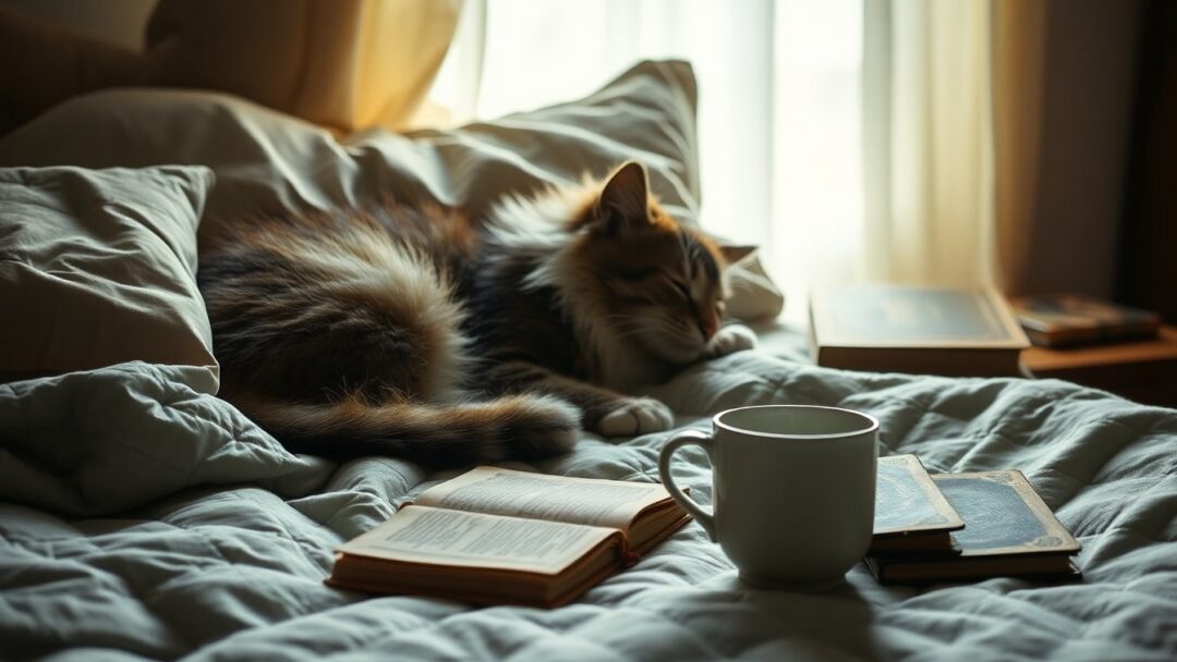 Sueño compartido con gatos: impacto en el bienestar y la higiene