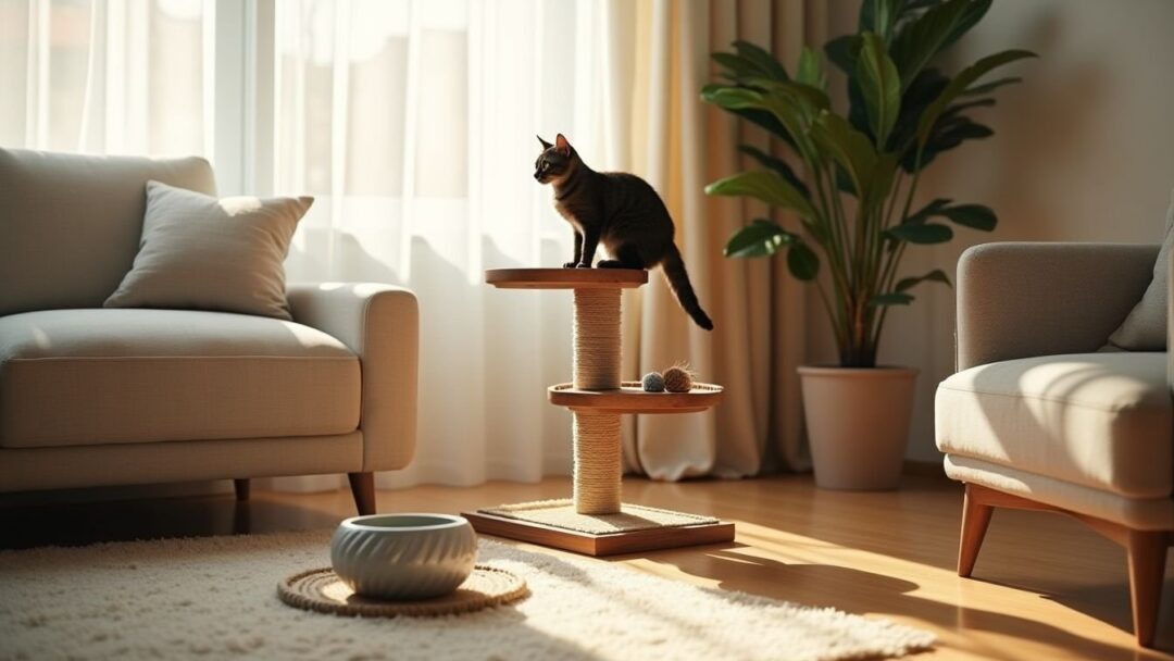Cómo crear un entorno enriquecido para gatos en interior