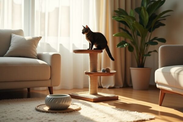 Cómo crear un entorno enriquecido para gatos en interior