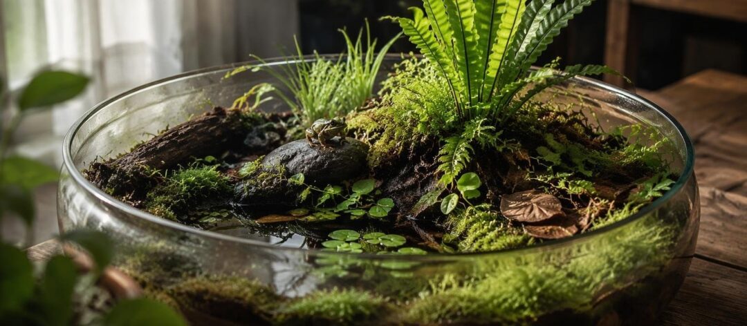 Cómo crear un terrario bioactivo para anfibios: pasos esenciales