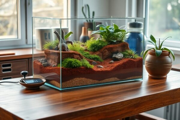 Cómo crear un terrario perfecto para reptiles paso a paso