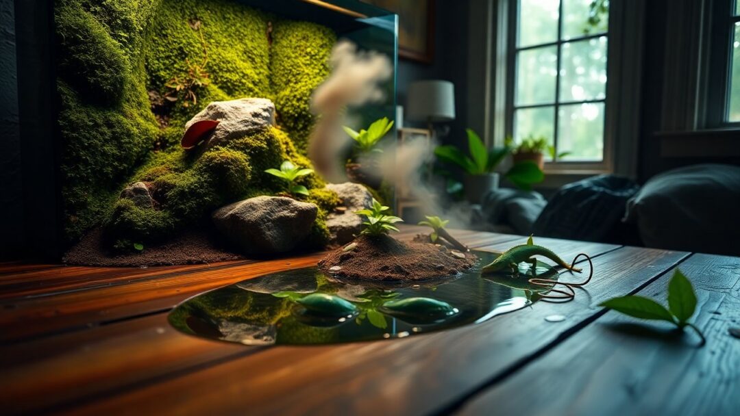 Cómo crear y mantener terrarios bioactivos para reptiles