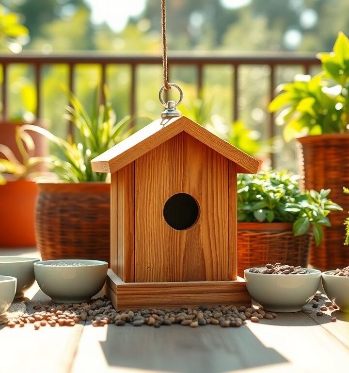 Cómo diseñar y mantener comederos para aves sin contaminantes