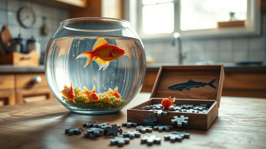 Cómo estimular la inteligencia de los peces dorados con juegos y rompecabezas