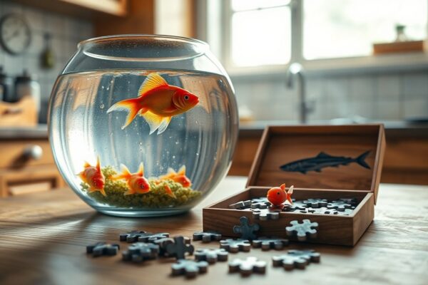 Cómo estimular la inteligencia de los peces dorados con juegos y rompecabezas