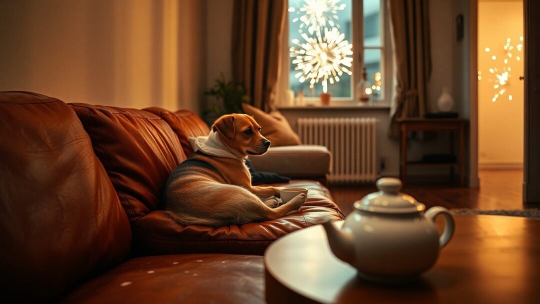 Cómo la neurofisiología del miedo explica la reacción de los perros a los fuegos artificiales