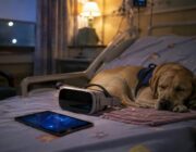 Cómo la terapia asistida con perros y realidad virtual mejora la vida de niños con cáncer en Galicia