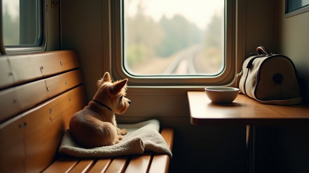 Consejos prácticos para viajar en tren con tu perro