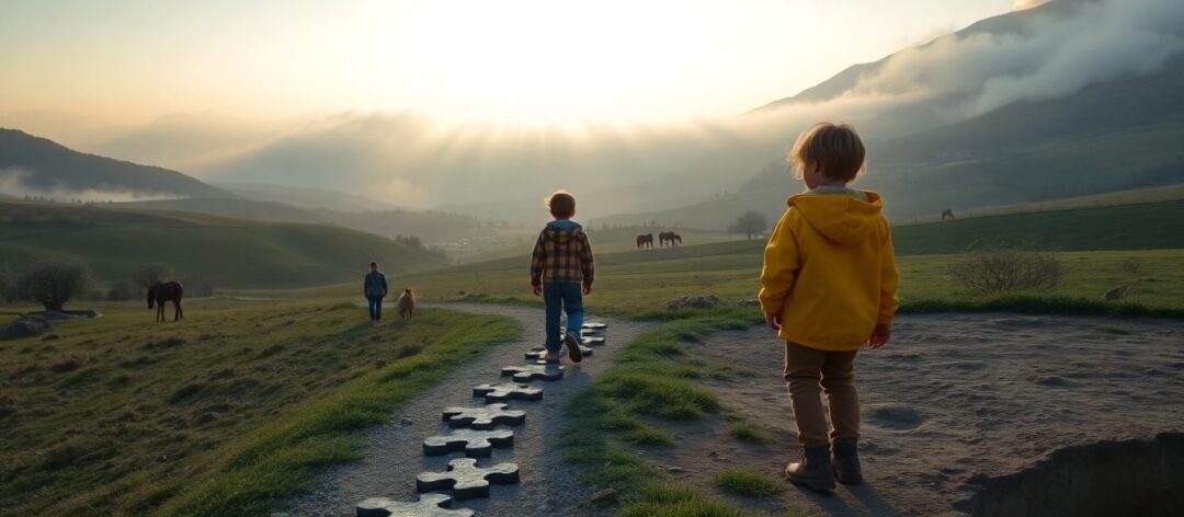 Descubre el emocionante recorrido con acertijos para niños en la granja de montaña del Ciampac